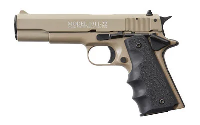 Chiappa 1911-22 .22 LR, 5" Barrel, Hogue Grips, Tan, 10rd