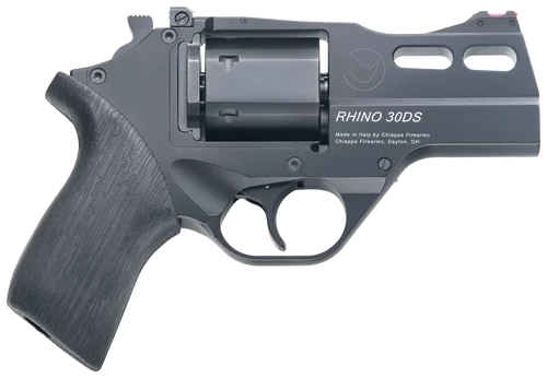 Chiappa Rhino 30DS 357 Magnum, 3" Barrel, Black, Rubber Grip, 6rd
