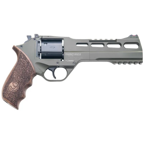 Chiappa Rhino 60DS 357 Magnum, 6" Barrel, Olive Drab Green, 6rd