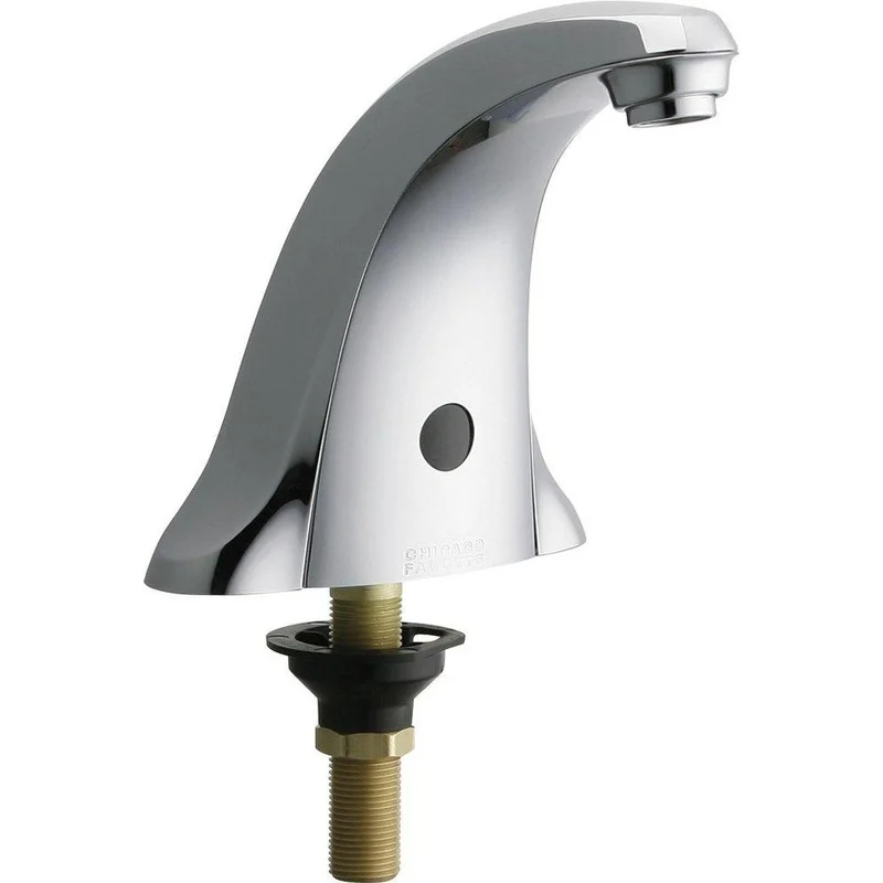 Chicago Faucets E-Tronic Sensor Bathroom Sink Faucet in Polished Chrome | Ferguson