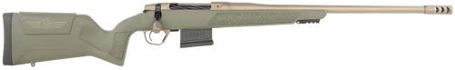 Christensen Arms Evoke Hunter 450 Bushmaster, 22" Threaded Barrel, Smoked Bronze, Drilled & Tapped, Olive Drab Green Stock, 4rd