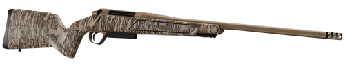 Christensen Arms Evoke Mossy Oak 308 Winchester, 20" Barrel, RFR Muzzle Brake, Cerakote Finish, Flat Dark Earth, Mossy Oak Hybrid Hunter Stock, TriggerTech Trigger, 5rd, 1 Magazine