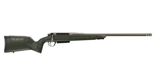 Christensen Evoke 7mm Remington Magnum, 22" Threaded Barrel, Gray w/ Bronze Hybrid Hunter Stock, Bronze Rec, 4rd