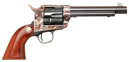 Cimarron MP401 Model P38 Special 357 Mag 6 Shot, 5.50″ Blued Steel Barrel, Cylinder & Frame, Walnut Grip, Exposed Hammer