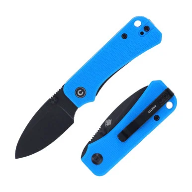 CIVIVI Knives Baby Banter Folding Knife Blue 2.34in Black Stonewashed Blade