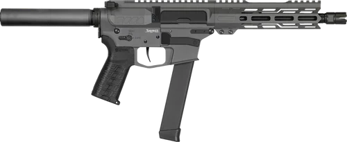 CMMG Banshee MKGS 9mm, 8" Taper Threaded Barrel, Tungsten Cerakote, Pistol Tube, 33rd