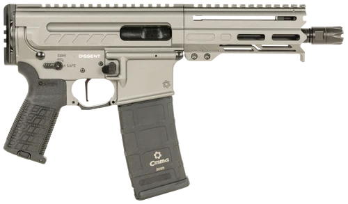 CMMG Dissent MK4 9mm, 6.5" Threaded Barrel, Tungsten Cerakote, 30rd