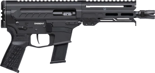 CMMG Dissent MKG 45 ACP, 6.5" Taper Threaded Barrel, Black Cerakote, 13rd