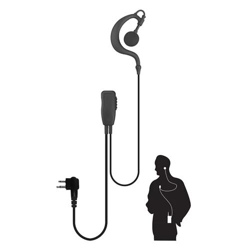 Code Red Watchman-M, Single Wire Low Profile Lapel Microphone