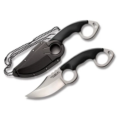 Cold Steel Double Agent II Fixed Blade Knife 3in Plain GrivEx Handle CS39FN