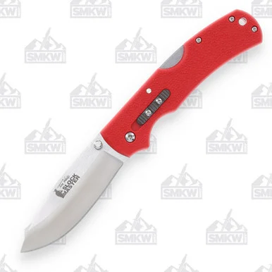 Cold Steel Double Safe Hunter Slock Master Red 3.5in Plain Satin Drop Point CS23JK