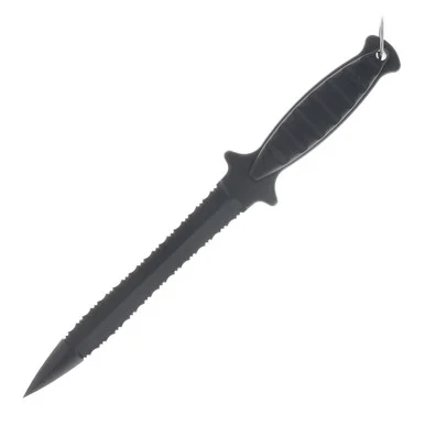 Cold Steel FGX Wasp Fixed Blade Knife 7in Serrated Black Dagger CS92FMA