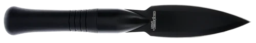 Cold Steel Spirit Spear Head 4.25" Fixed Spear Point Black 420 Stainless Steel Blade, 4" Black Handle