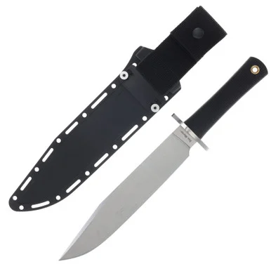 Cold Steel Trail Master Fixed Blade Knife 9.5in Plain Satin Clip Point CS16DT