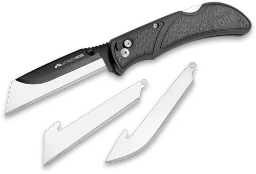 COMBO SET GRAY BLISTER PACKOUTDOOR EDGE RAZOR-WORK 3-BLD