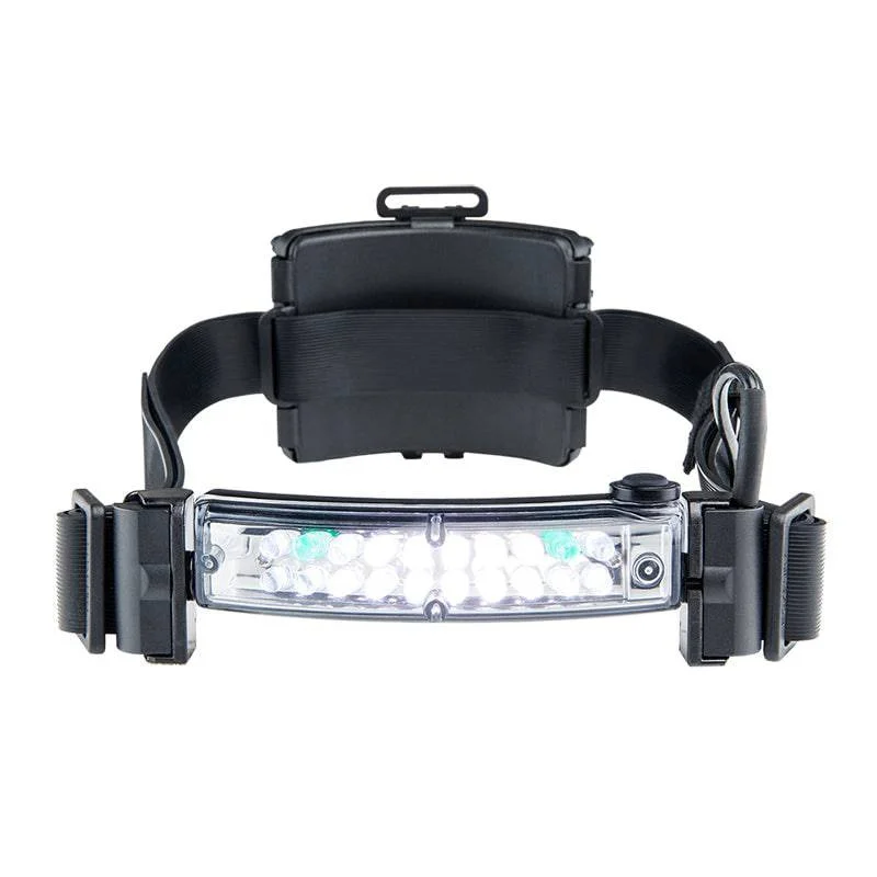 Command+ LoPro White & Green LED Firefighter Headlamp/Helmet Light