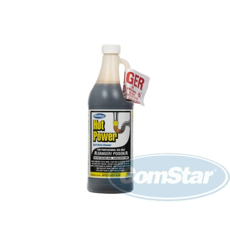 ComStar Hot Power, Professional Sulfuric Acid Drain Cleaner, 32 oz.