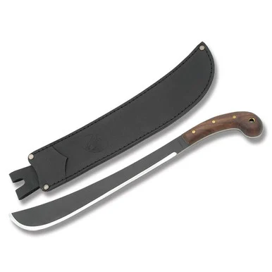 Condor Golok Machete Walnut - 14.5in Black Powder Coat Blade CTK41014HCS