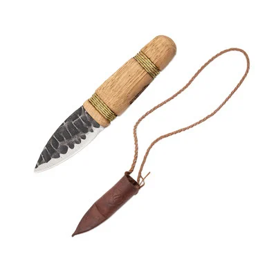 Condor Otzi Knife Fixed Blade 2.27in Textured Blasted Satin Spear Point CTK3922