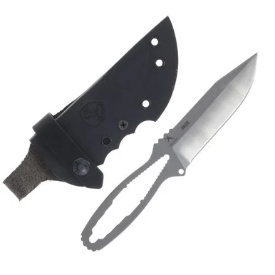 Condor Tool and Knife Biker's Knife Fixed Blade 4.8in Bead Blasted Clip Point