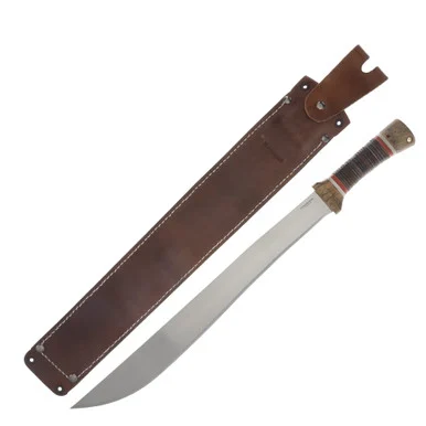 Condor Tool and Knife Country Backroads Machete American Hickory 15.8in Polished Blade CTK62764