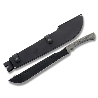 Condor Tool and Knife Discord Machete Gray Micarta 17.52in Black Blade CTK42118HC