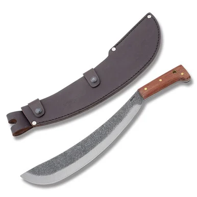 Condor Tool and Knife Engineer Bolo Fixed Blade Machete 15.01in Plain Edge Walnut CTK41715HC