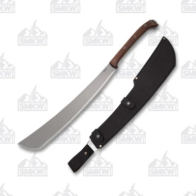 Condor Tool and Knife Makara Machete 18.32in Plain Edge Walnut Handles CTK28081875