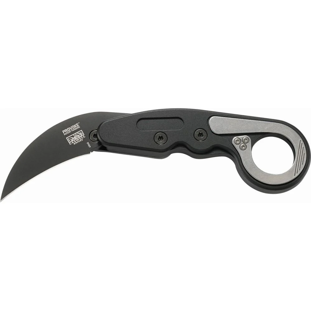 CRKT Provoke Folding Knife 2-2/5″ Karambit Blade Black