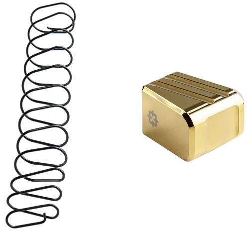 Cross Armory Magazine Extension Fits Glock 19/23/32 Gen 1-5 5rd Gold Aluminum