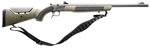 CVA Accura Northwest MR-X 50 Caliber VariFlame 26" Tungsten Cerakote Fluted Threaded Barrel, Drilled & Tapped Receiver, Adjustable Black/Gray Webbing Synthetic Stock