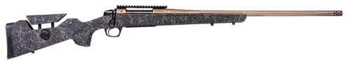 CVA Cascade LRH 7MM PRC, 24" Threaded Barrel, Bronze Barrel, Black w/ Smoked Bronze Web, 3rd