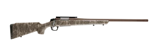 CVA Cascade XT 308 Win 4rd,22" Midnight Bronze Fluted Threaded Steel Barrel & Receiver Picatinny Rail, Mossy Oak Bottomland Adj Stock