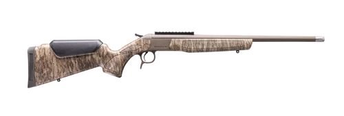 CVA Scout Spur 410 GA, 3" , Cerakote Patriot Brown, MossyOak Bottomlands Stock, 1 Round, Includes TruLock XX Full Choke