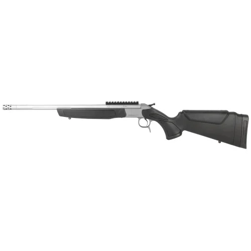 CVA Scout, Take-Down, Single Shot , 350 Legend, 20" Threaded Barrel, Stainless Steel Finish, Synthetic Stock, Black, Ambidextrous, Scope Rail, Muzzle Brake, 1 Round