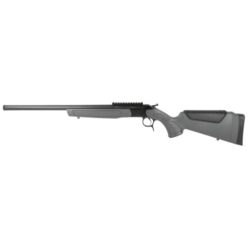 CVA Scout V2, 45-70 Government, 22" Threaded Barrel, Matte Finish, Black, Scope Rail, Synthetic Stock, Gray, 1 Round