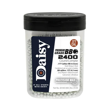 Daisy Premium Grade 2400 Count Bottle BBs 2400
