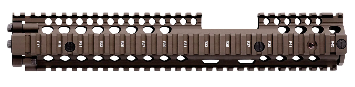 Daniel Defense 0100408030 M4A1 FSP RIS II Handguard 12.25″ 2-Piece, Free-Floating Style Made of 6061-T6 Aluminum with Flat Dark Earth Anodized Finish & Picatinny Rail for AR-15