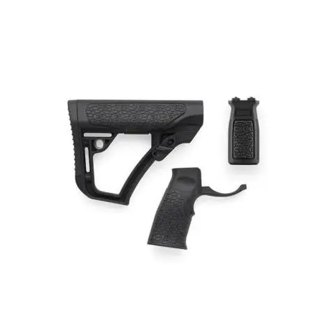 Daniel Defense Buttstock Pistol Grip & M-LOK Vertical Foregrip Combo – Black
