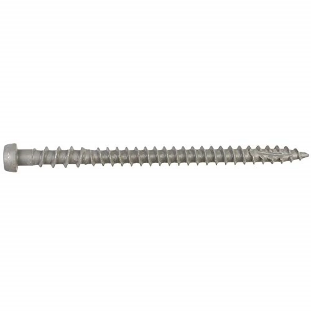 Simpson Strong-Tie DCU234GRR350 #10×2-3/4 Star Drive Trim Head Quik Guard Coating Steel Deck Screws, 350/Box