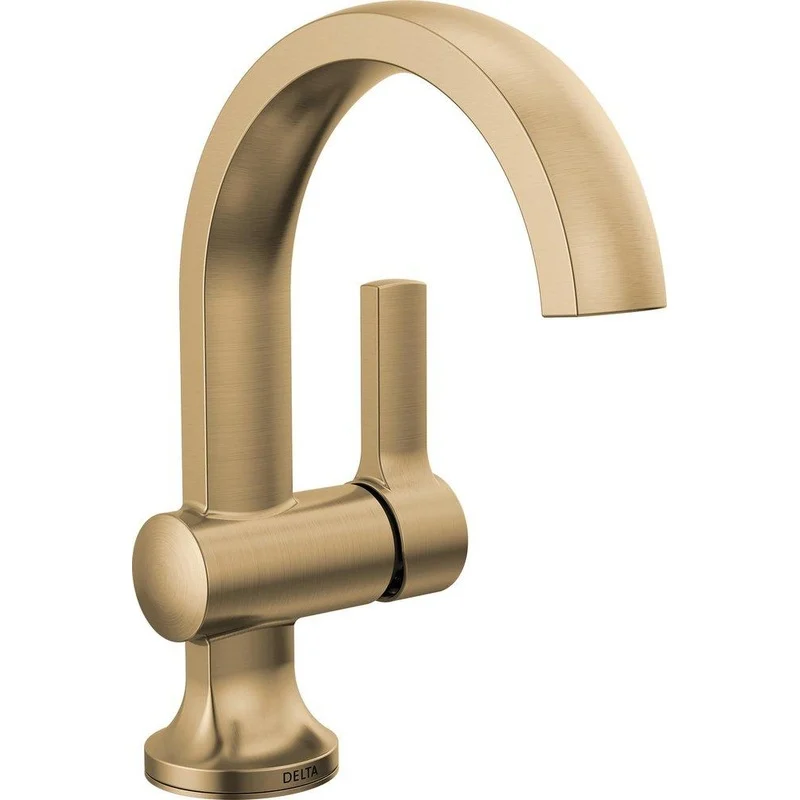 Delta Faucet Albion Single Handle Monoblock Bathroom Sink Faucet in Champagne Bronze | Ferguson