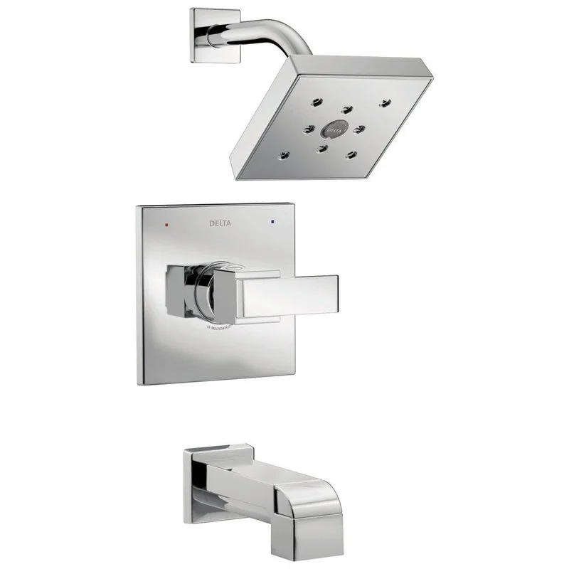 Delta Faucet Ara One Handle Single Function Bathtub & Shower Faucet in Chrome (Trim Only) | Ferguson