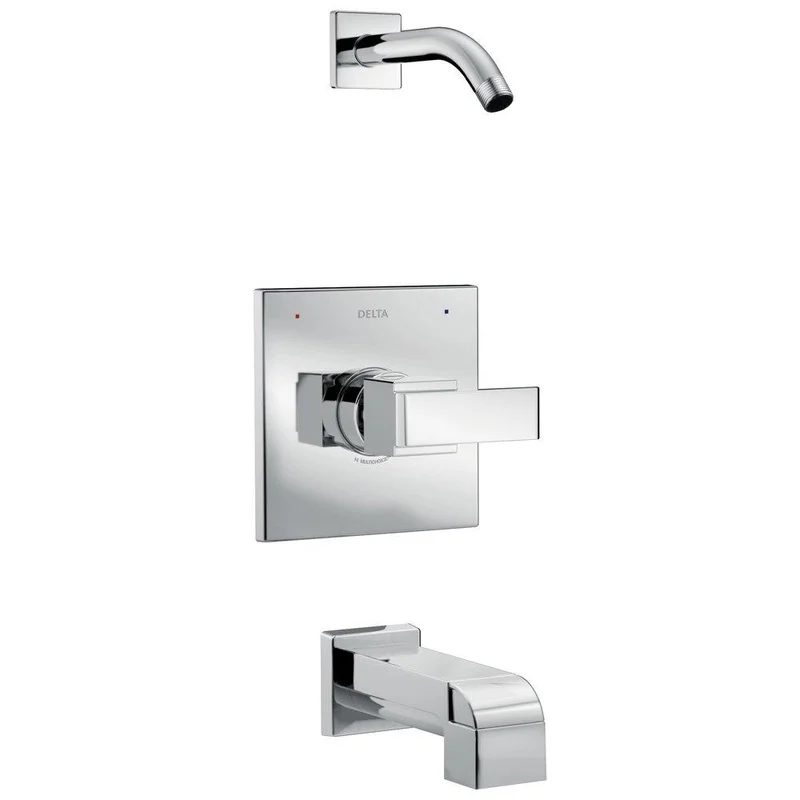 Delta Faucet Ara Single Handle Bathtub & Shower Faucet in Chrome (Trim Only) | Ferguson