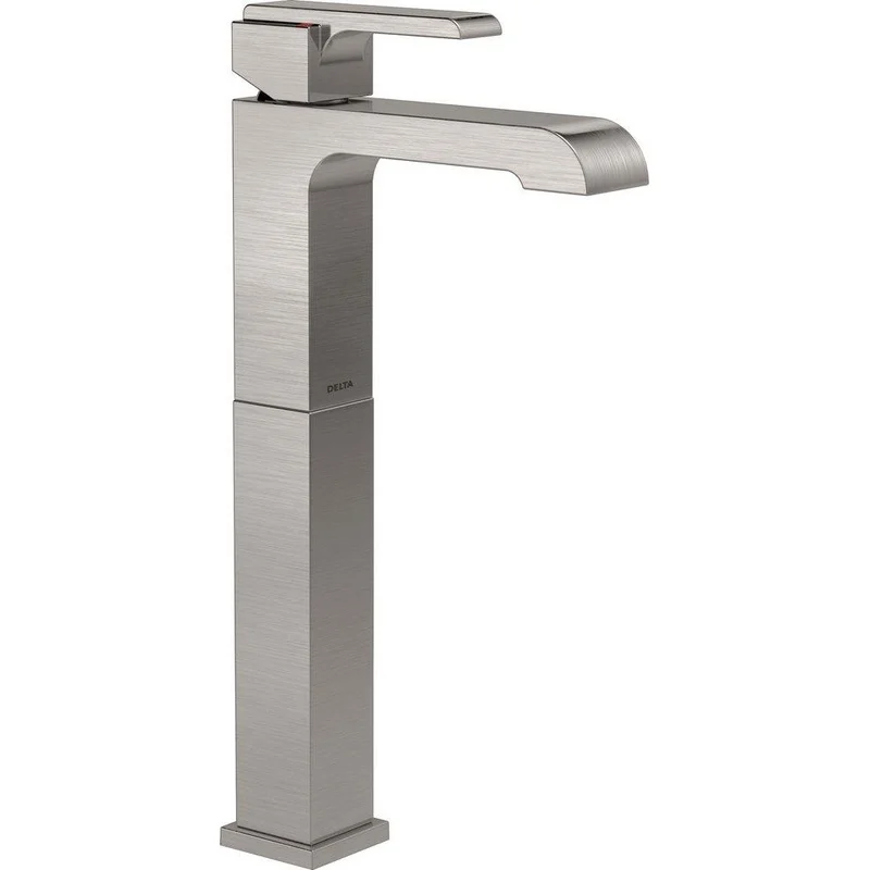 Delta Faucet Ara Single Handle Vessel Filler Bathroom Sink Faucet in Brilliance Stainless | Ferguson