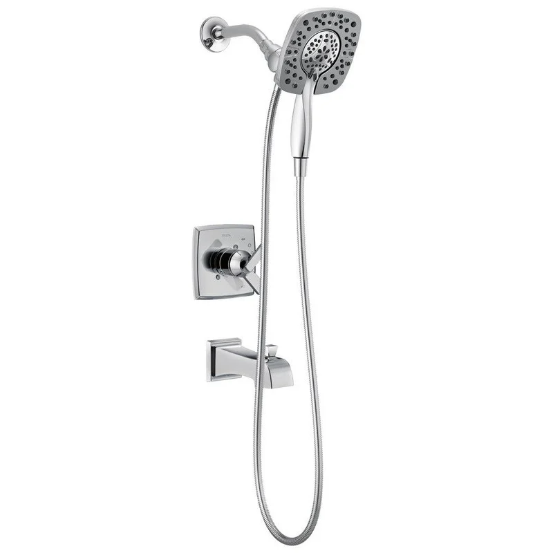 Delta Faucet Ashlyn Single Handle Dual Function Bathtub & Shower Faucet in Chrome (Trim Only) | Ferguson