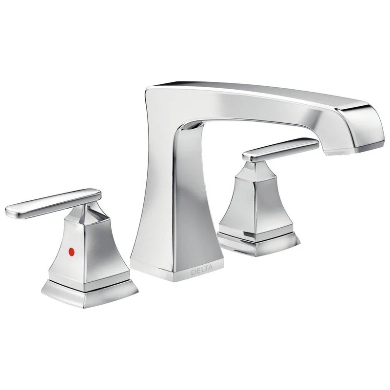 Delta Faucet Ashlyn Two Handle Roman Tub Faucet in Chrome (Trim Only) | Ferguson