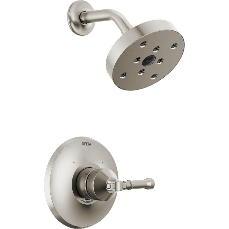 Delta Faucet Broderick One Handle Single Function Shower Faucet in Lumicoat Stainless (Trim Only) | Ferguson