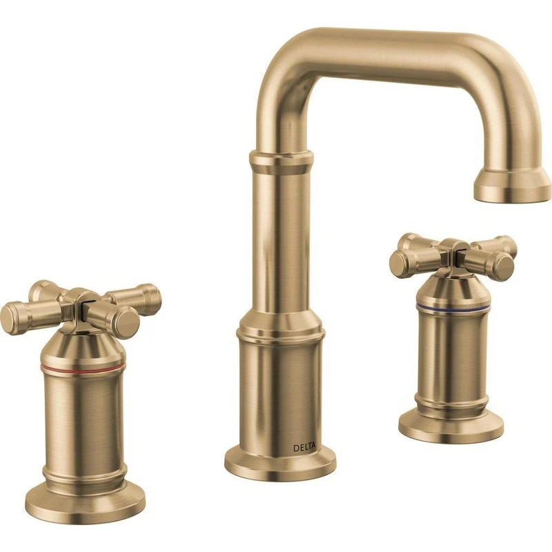 Delta Faucet Broderick Two Handle Widespread Bathroom Sink Faucet in Lumicoat Chrome | Ferguson