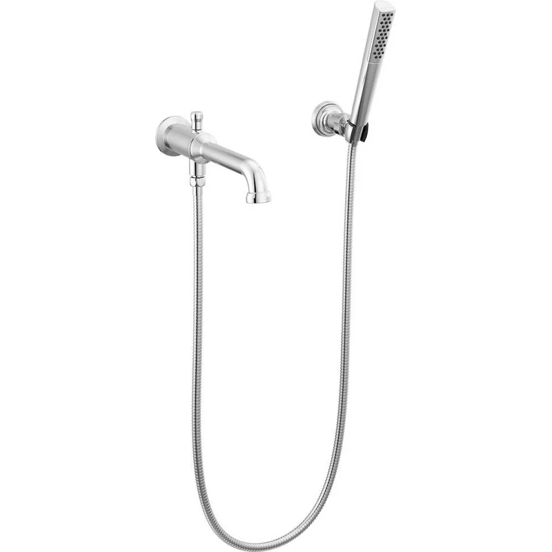 Delta Faucet Broderick Wall Mount Tub Filler in Chrome (Handles Sold Separately) | Ferguson