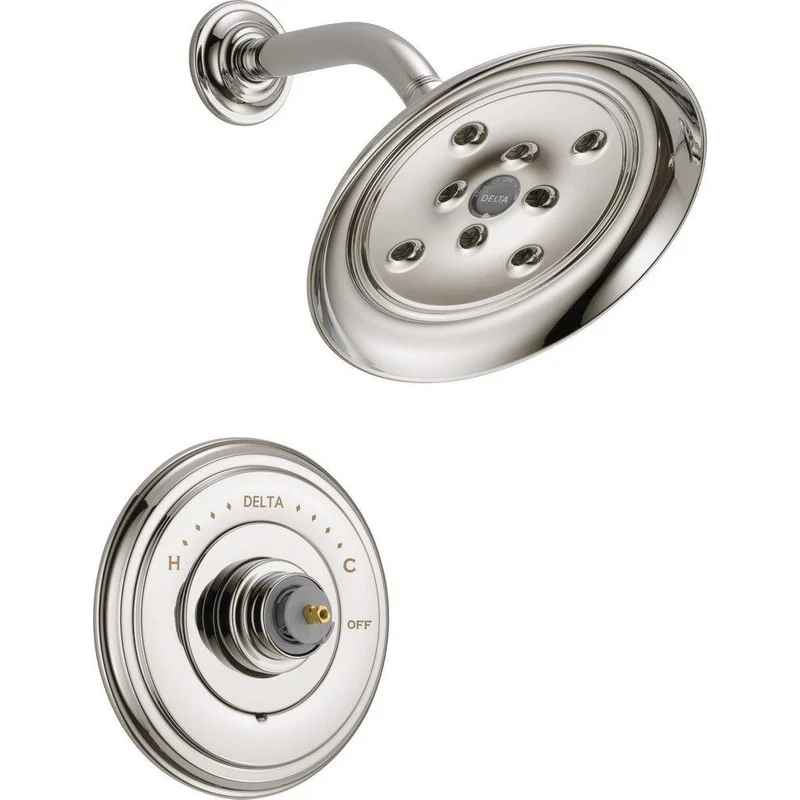Delta Faucet Cassidy Single Function Shower Faucet in Polished Nickel (Handle Sold Separately) (Trim Only) | Ferguson